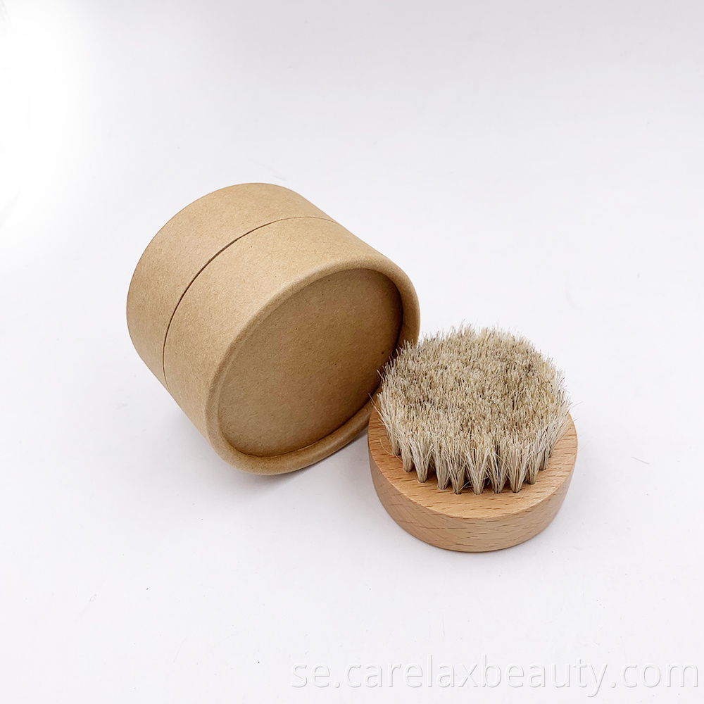 High Quality Wooden Horse Brush Round Brush4